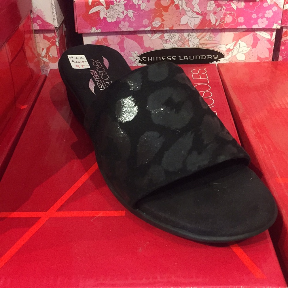 Black AEROSOLES Sandals